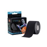 BronVit Sport Kinesio Tape classic 5 cm x 6 m tejpovací páska černá