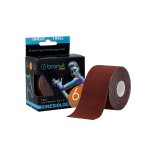 BronVit Sport Kinesio Tape classic 5 cm x 6 m tejpovací páska kávová