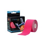 BronVit Sport Kinesio Tape classic 5 cm x 6 m tejpovací páska růžová