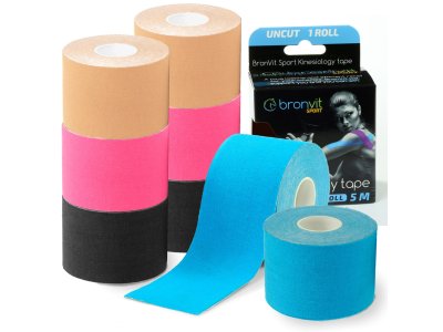 BronVit Sport výhodný tejpovací set – 8 x 6m classic tape