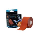 BronVit Sport Kinesio Tape classic 5 cm x 6 m tejpovací páska světle hnědá