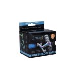 BronVit Sport Kinesio Tape set 5 cm x 6 m tejpovací páska 2 ks černá + modrá