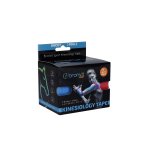 BronVit Sport Kinesio Tape set 5 cm x 6 m tejpovací páska 2 ks modrá + růžová